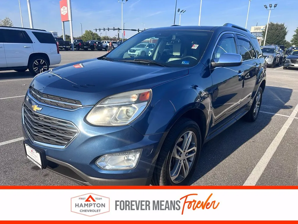 Blue 2016 Chevrolet Equinox LTZ for sale in Hampton, VA