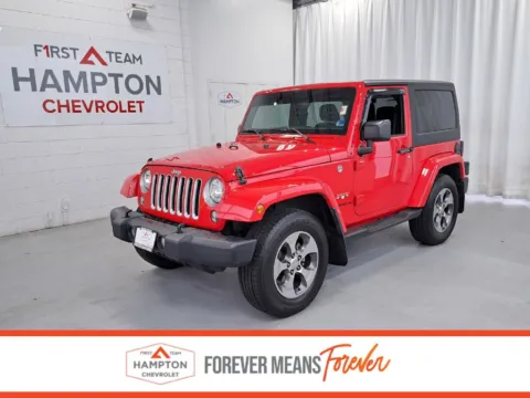 Red 2016 Jeep Wrangler Sahara for sale in Hampton, VA