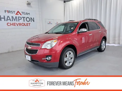Red 2014 Chevrolet Equinox LT for sale in Hampton, VA