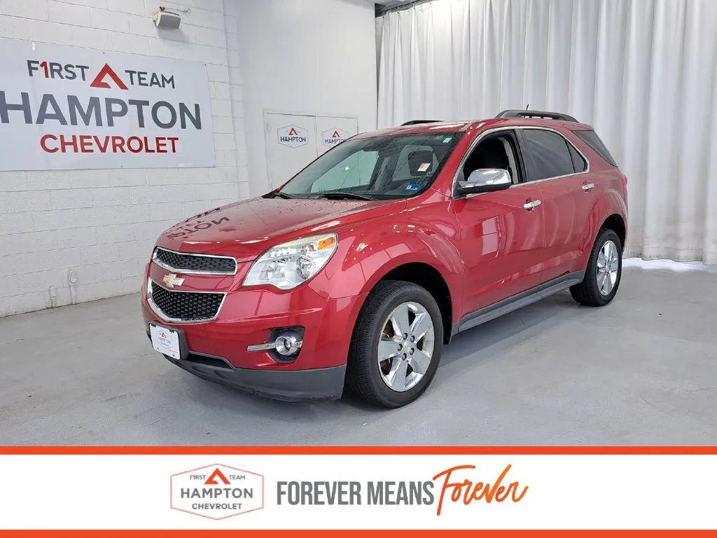 Red 2014 Chevrolet Equinox LT for sale in Hampton, VA
