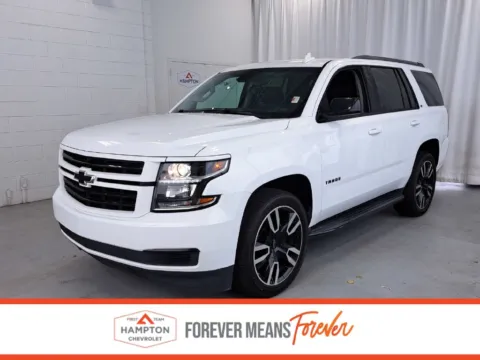 White 2019 Chevrolet Tahoe LT for sale in Hampton, VA