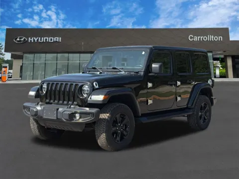 Black 2022 Jeep Wrangler Unlimited Sahara Altitude for sale in Carrollton, GA