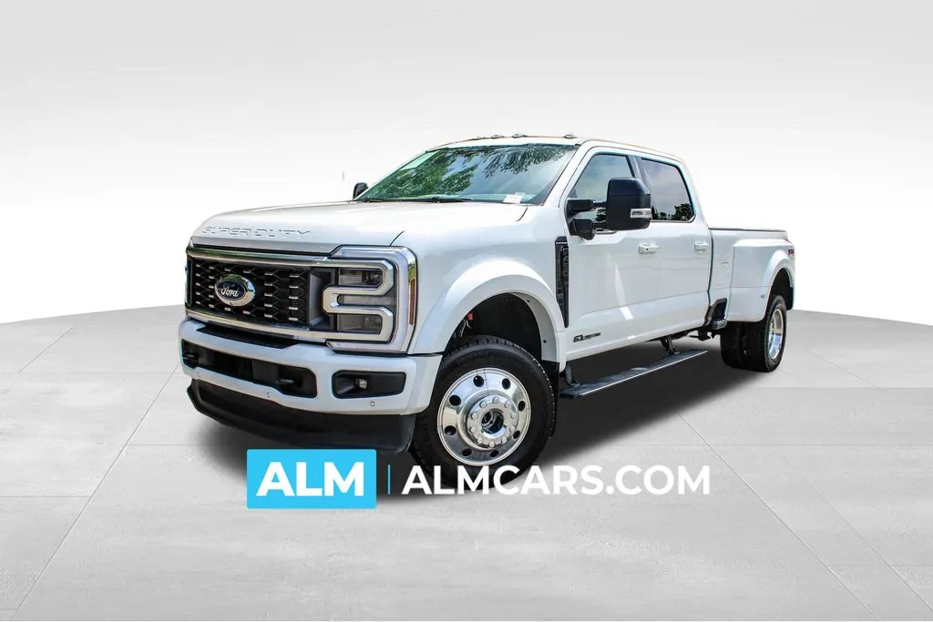 White 2025 Ford F-450SD Platinum for sale in Duluth, GA