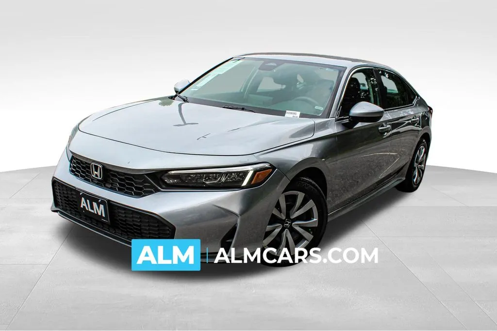 Silver 2025 Honda Civic LX for sale in Duluth, GA
