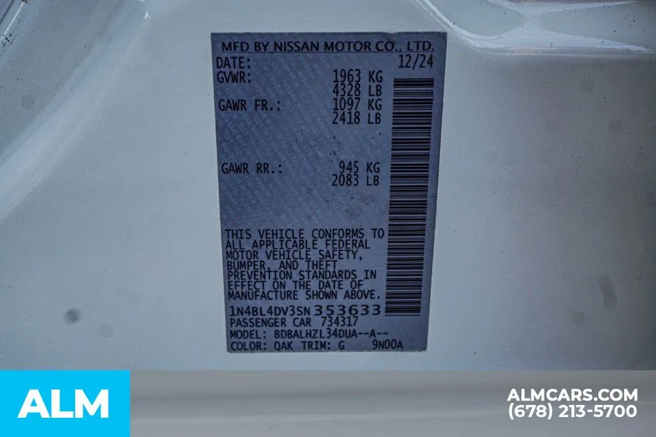 2025 Nissan Altima SV - Photo 55