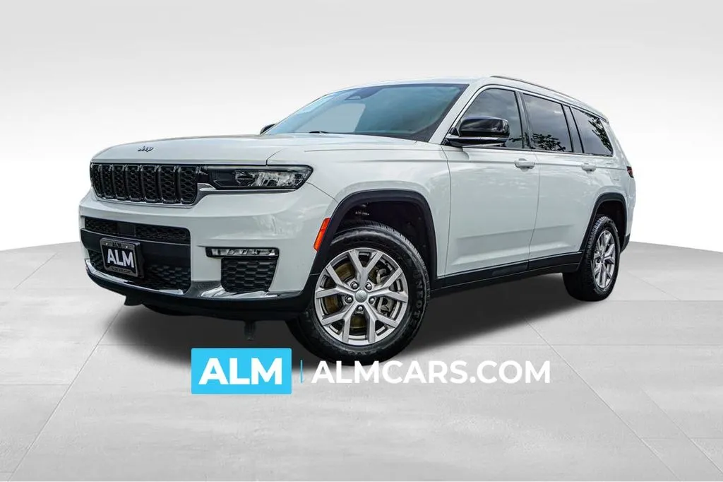 White 2021 Jeep Grand Cherokee L Limited for sale in Kennesaw, GA