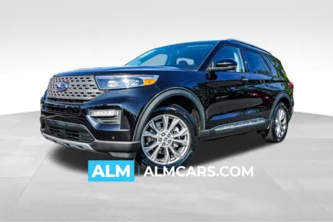 Black 2021 Ford Explorer Limited for sale in Kennesaw, GA