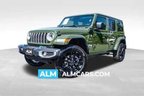 Green 2024 Jeep Wrangler Sahara 4xe for sale in Kennesaw, GA