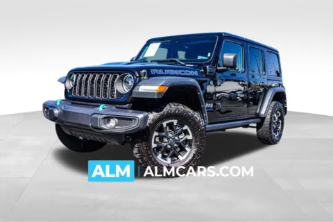 Black 2024 Jeep Wrangler Rubicon 4xe for sale in Kennesaw, GA