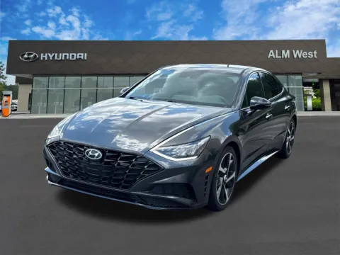 Gray 2021 Hyundai Sonata SEL Plus for sale in Lithia Springs, GA