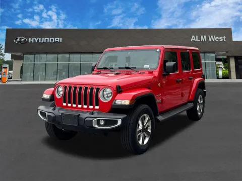 Red 2021 Jeep Wrangler Unlimited Sahara for sale in Lithia Springs, GA