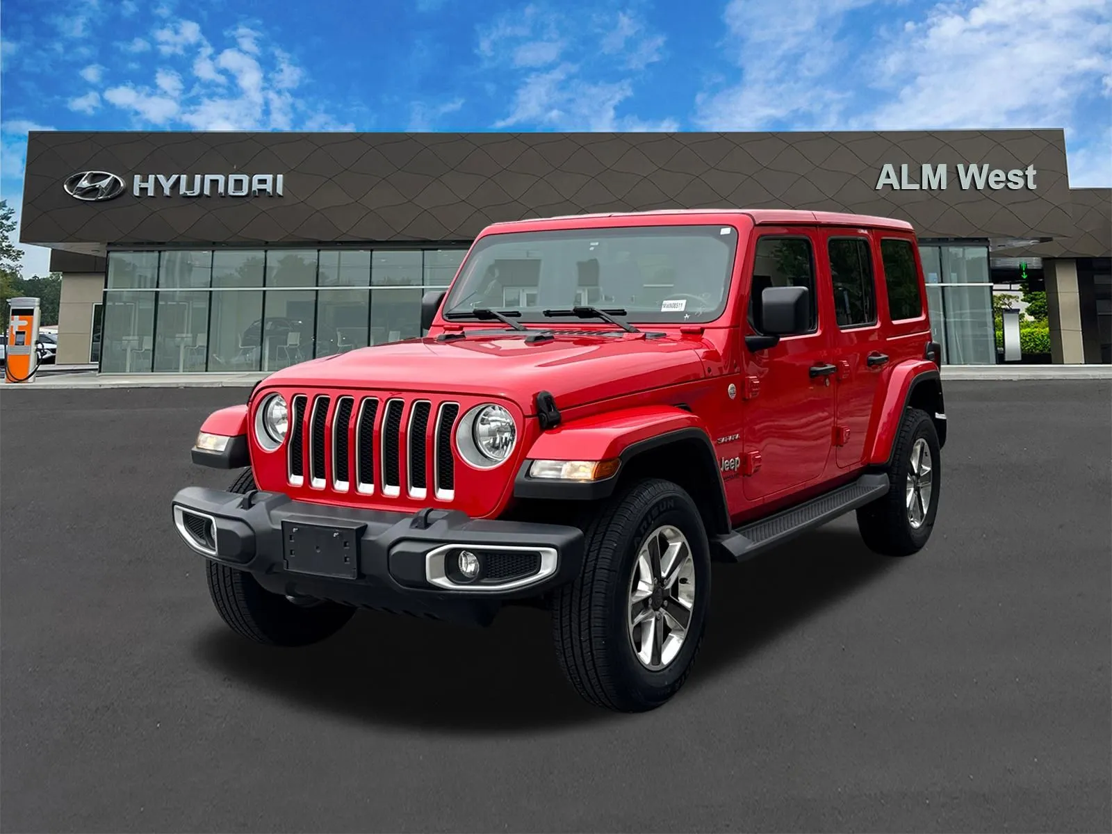 Red 2021 Jeep Wrangler Unlimited Sahara for sale in Lithia Springs, GA