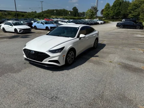 White 2022 Hyundai Sonata SEL for sale in Lithia Springs, GA