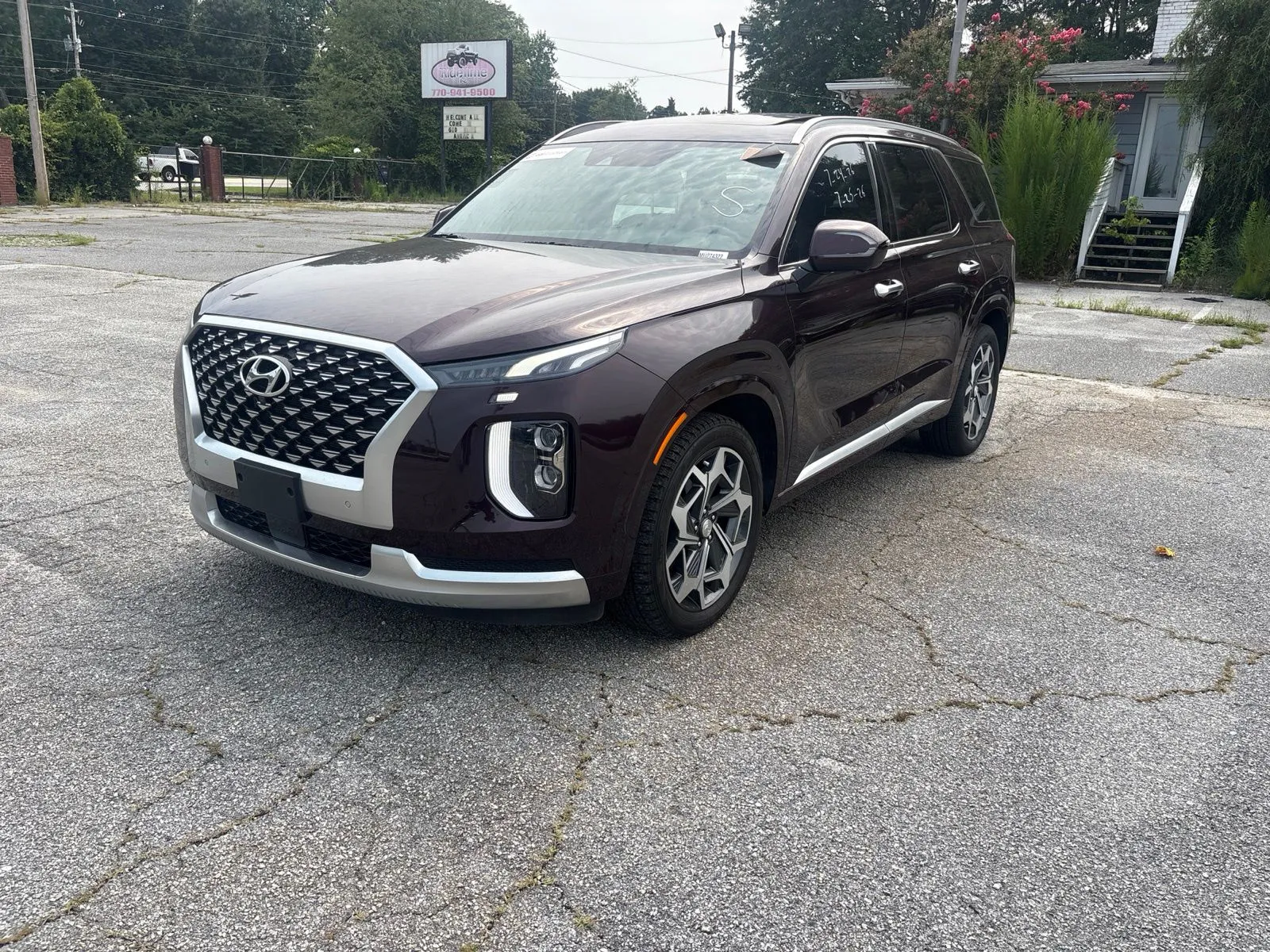 Red 2021 Hyundai Palisade Calligraphy for sale in Lithia Springs, GA