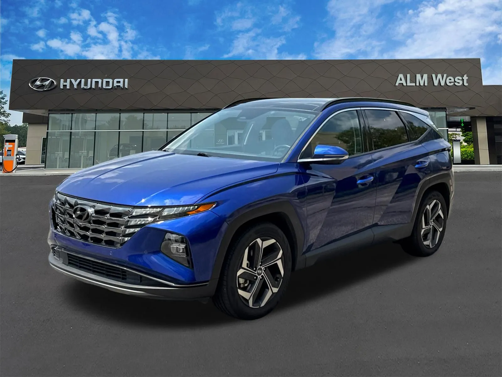 Blue 2023 Hyundai Tucson Limited for sale in Lithia Springs, GA