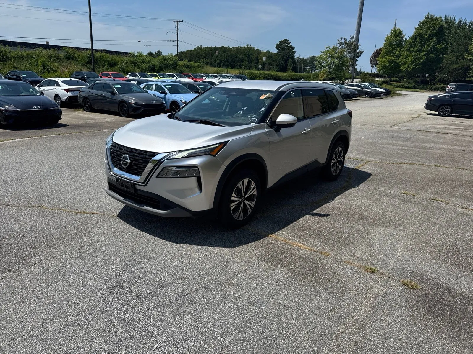 Silver 2021 Nissan Rogue SV for sale in Lithia Springs, GA