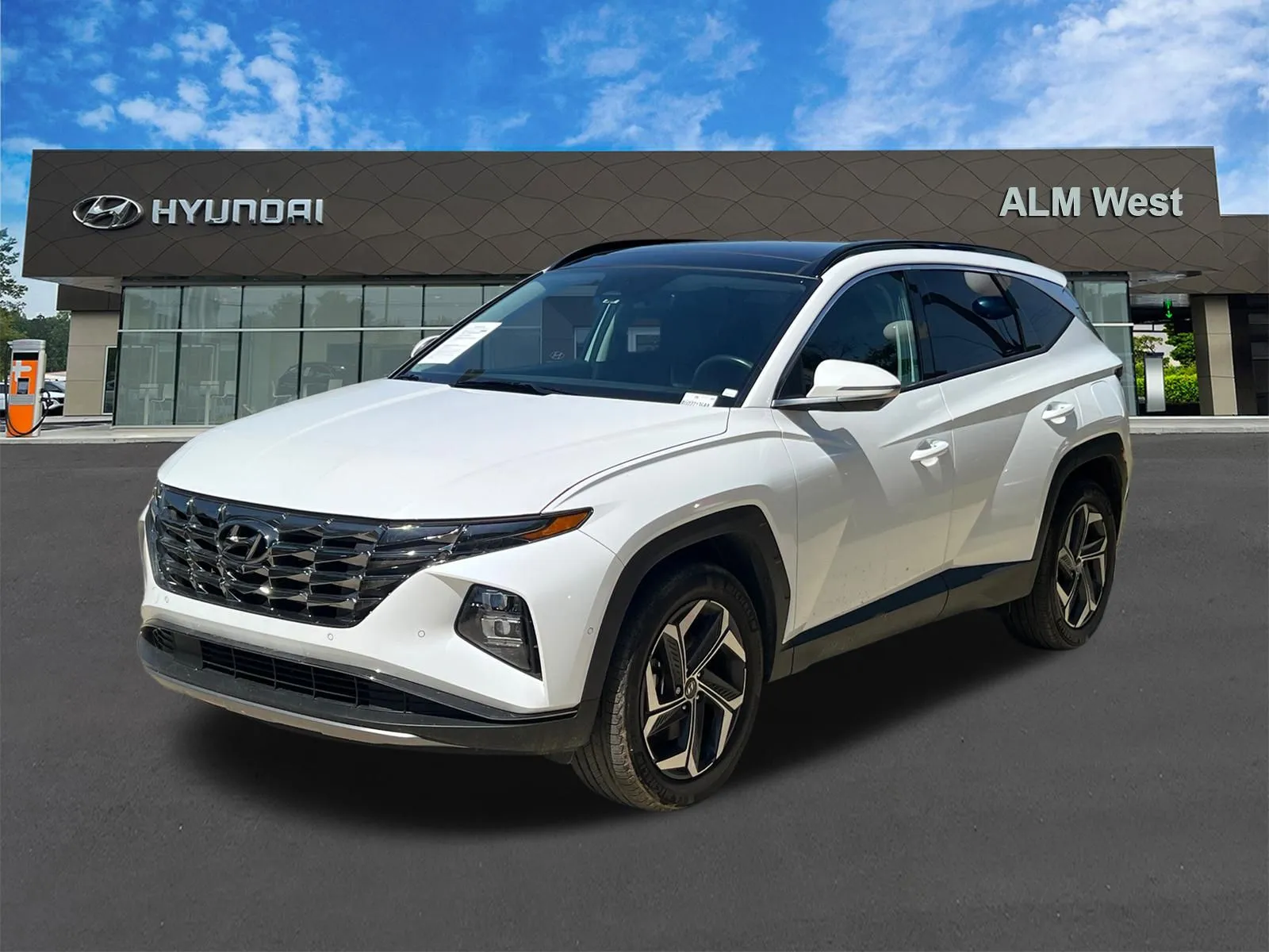 White 2024 Hyundai Tucson Hybrid Limited for sale in Lithia Springs, GA