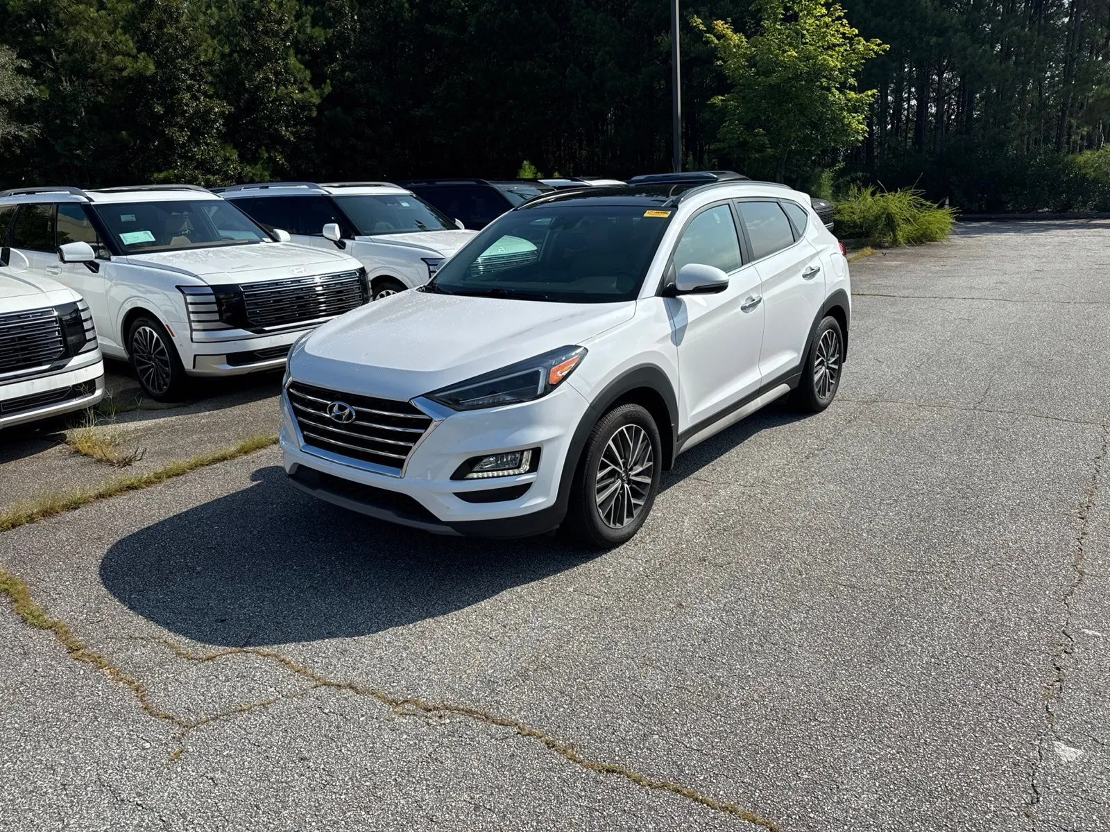 White 2021 Hyundai Tucson Ultimate for sale in Lithia Springs, GA