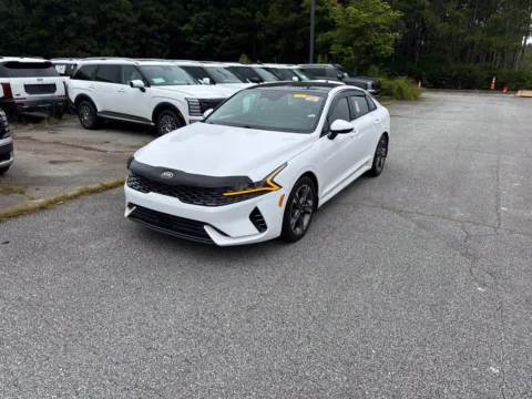 White 2021 Kia K5 EX for sale in Lithia Springs, GA