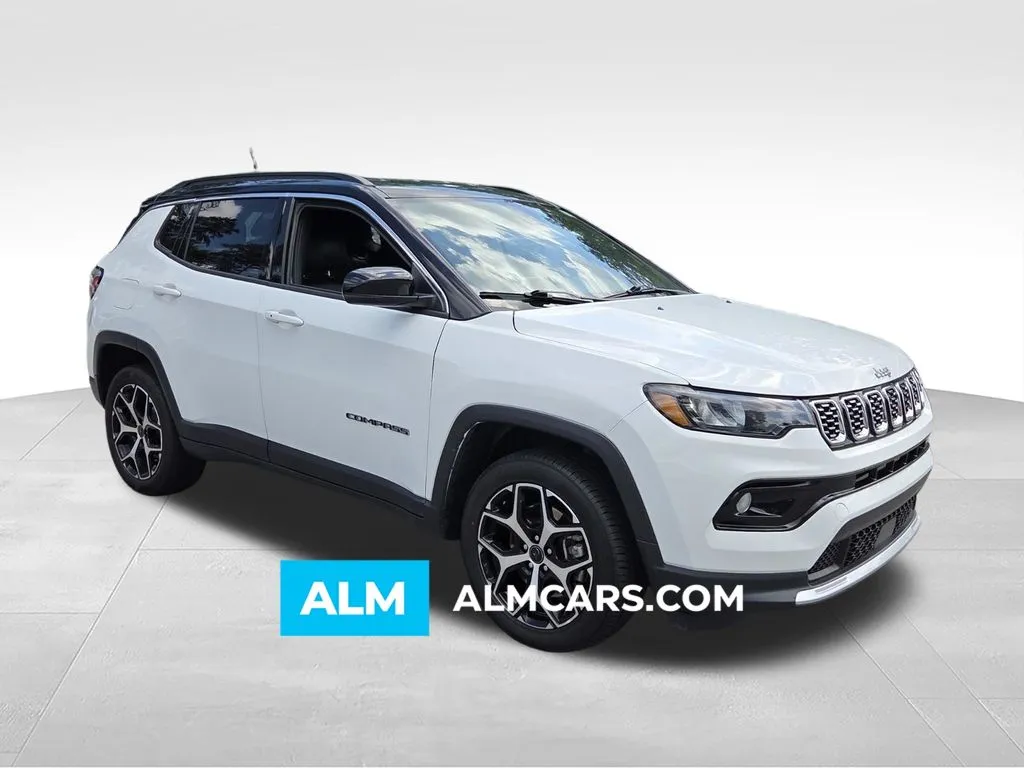 White 2025 Jeep Compass Limited for sale in Macon, GA