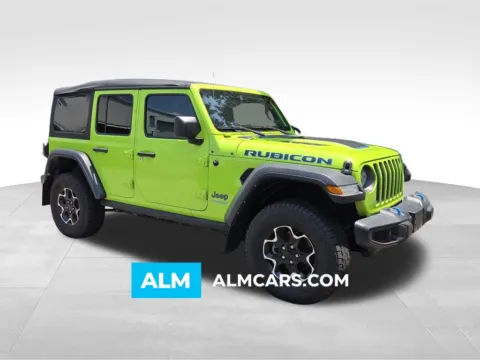 Green 2021 Jeep Wrangler Unlimited Rubicon 4xe for sale in Macon, GA