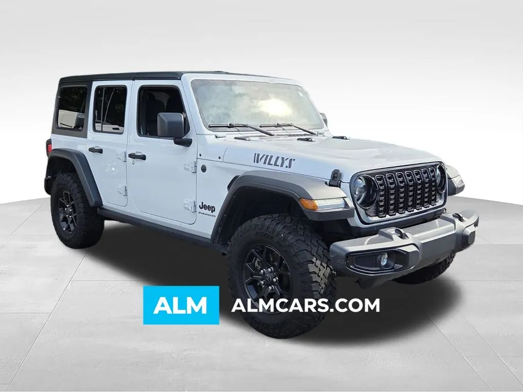 White 2025 Jeep Wrangler Willys for sale in Macon, GA