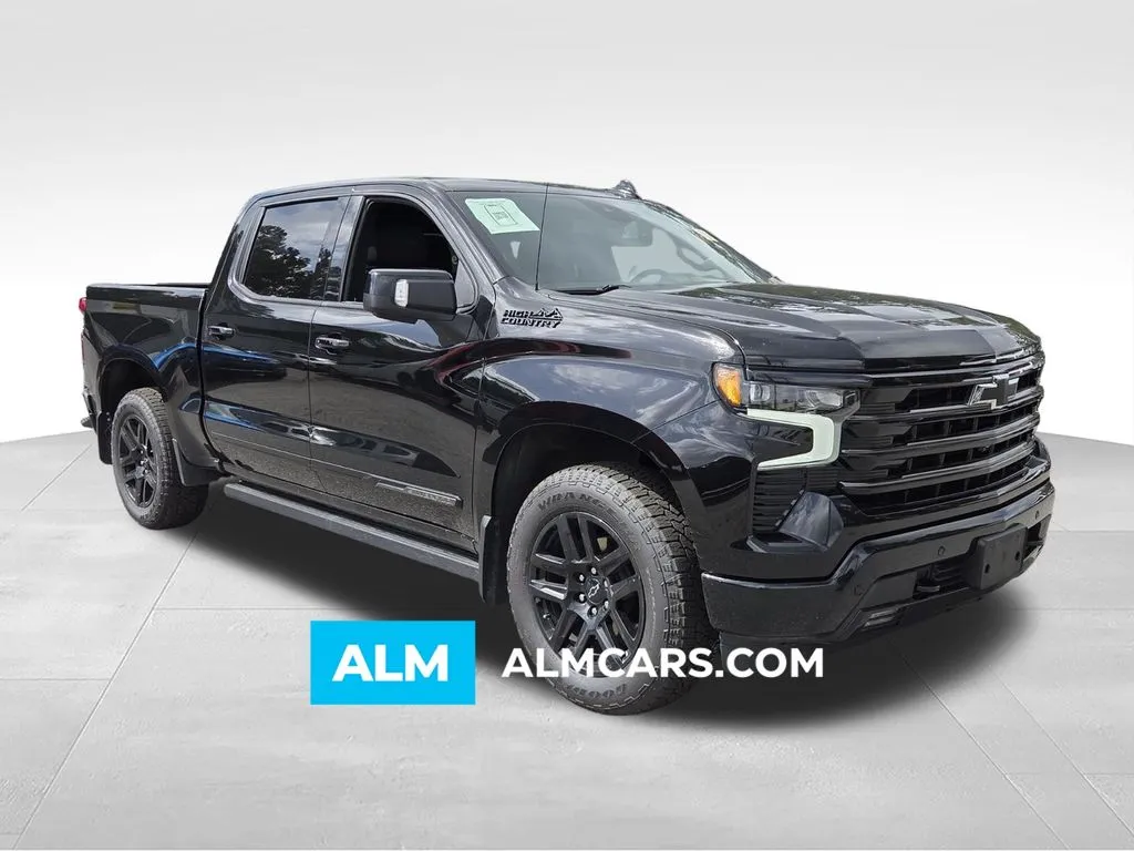 Black 2024 Chevrolet Silverado 1500 High Country for sale in Macon, GA