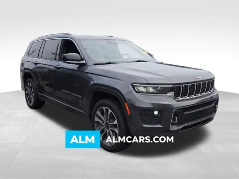 Gray 2021 Jeep Grand Cherokee L Overland for sale in Macon, GA