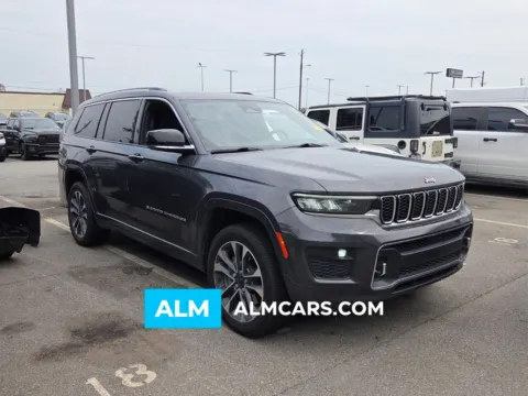 Gray 2021 Jeep Grand Cherokee L Overland for sale in Macon, GA