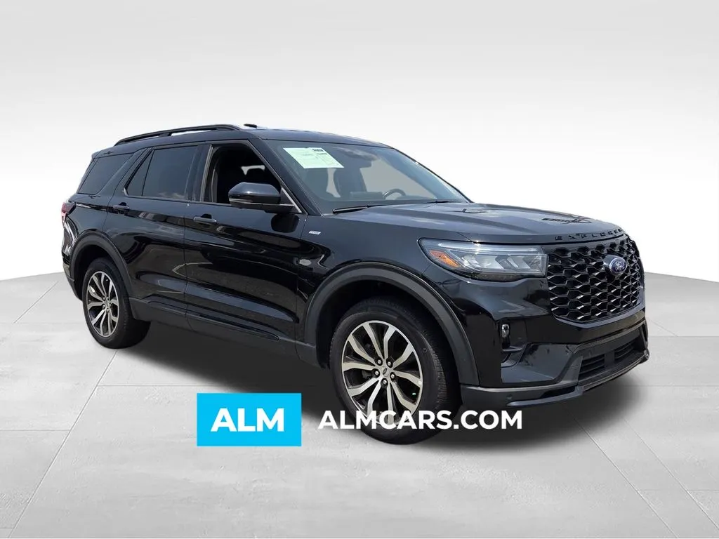 Black 2025 Ford Explorer ST-Line for sale in Macon, GA