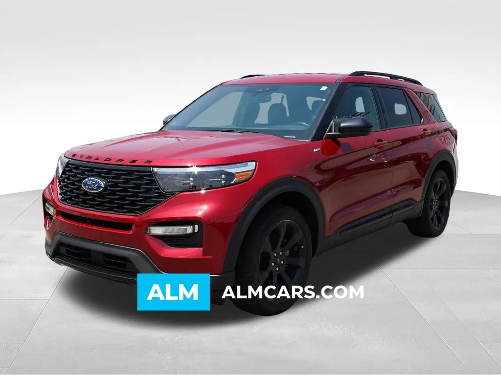 Red 2022 Ford Explorer ST-Line for sale in Macon, GA