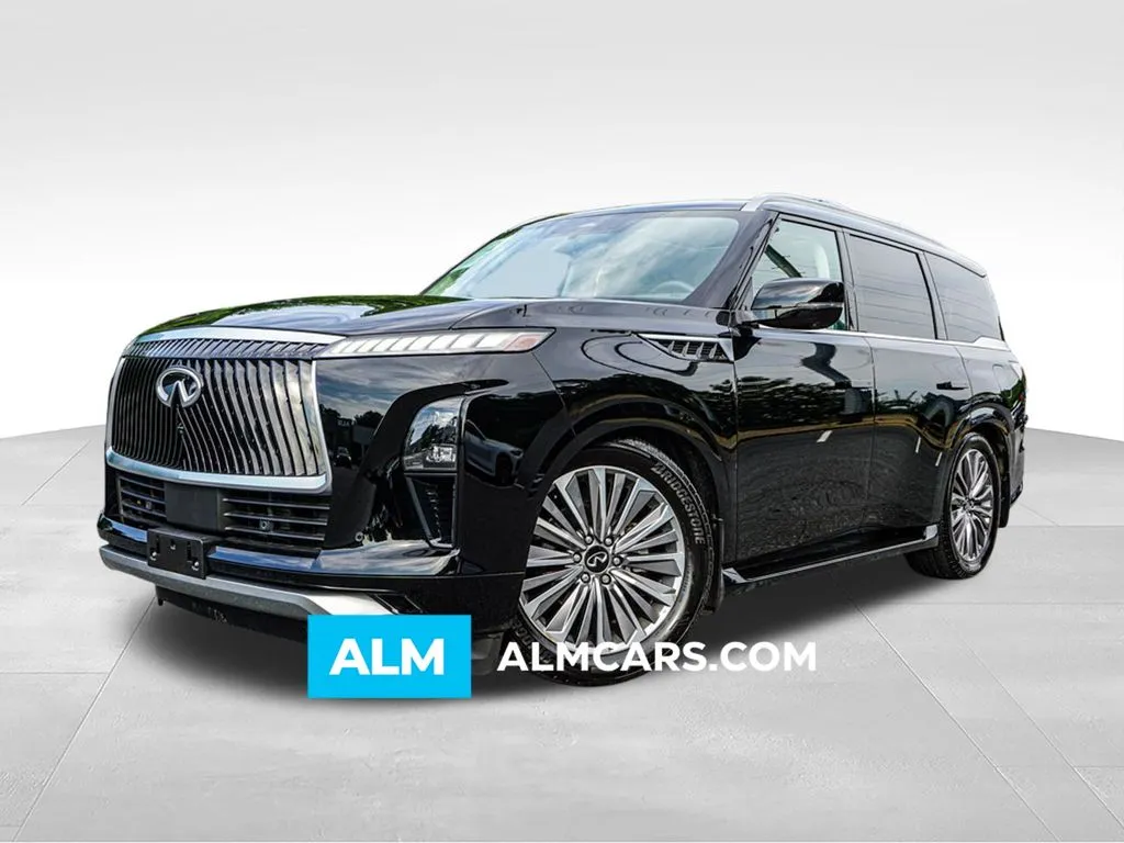 Black 2025 INFINITI QX80 LUXE for sale in Macon, GA