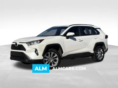 White 2021 Toyota RAV4 XLE Premium for sale in Macon, GA