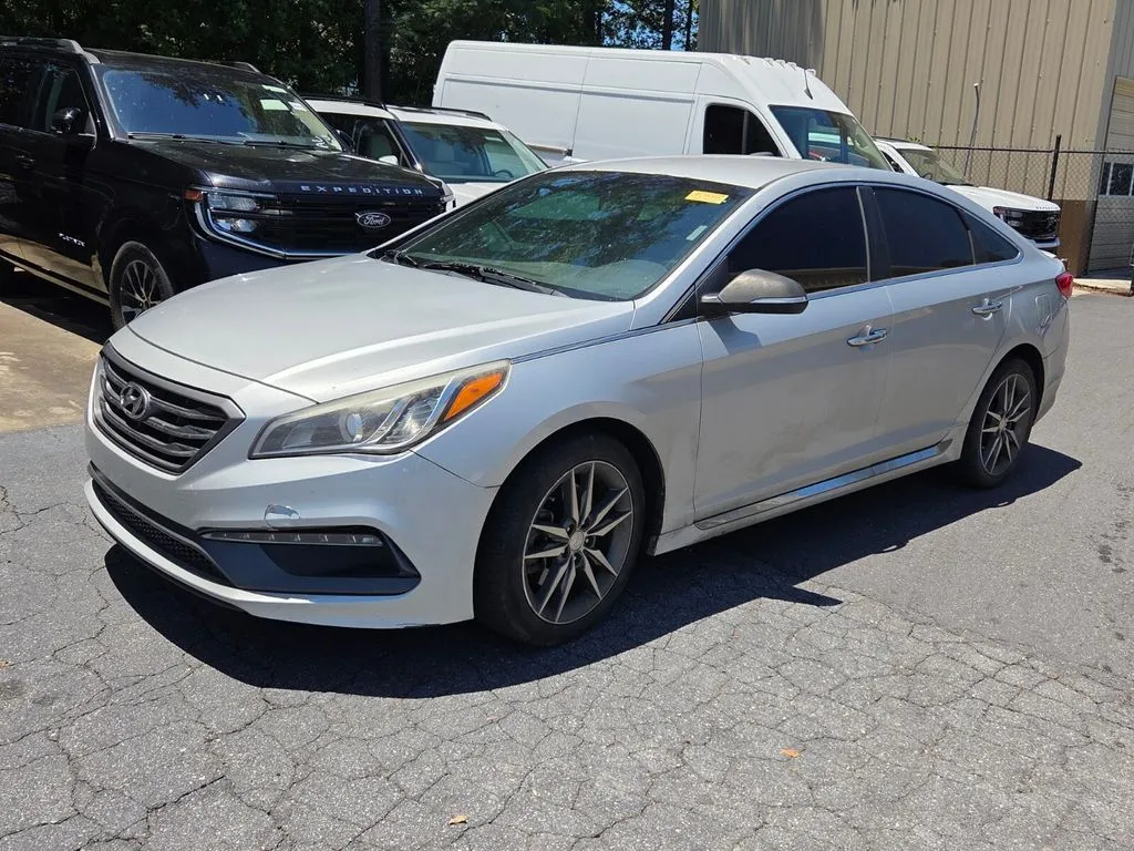 Silver 2015 Hyundai Sonata Sport 2.0T for sale in Macon, GA