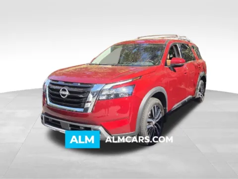 Red 2025 Nissan Pathfinder Platinum for sale in Macon, GA