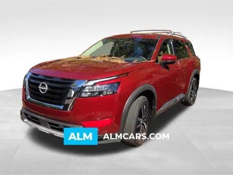 Red 2025 Nissan Pathfinder Platinum for sale in Macon, GA