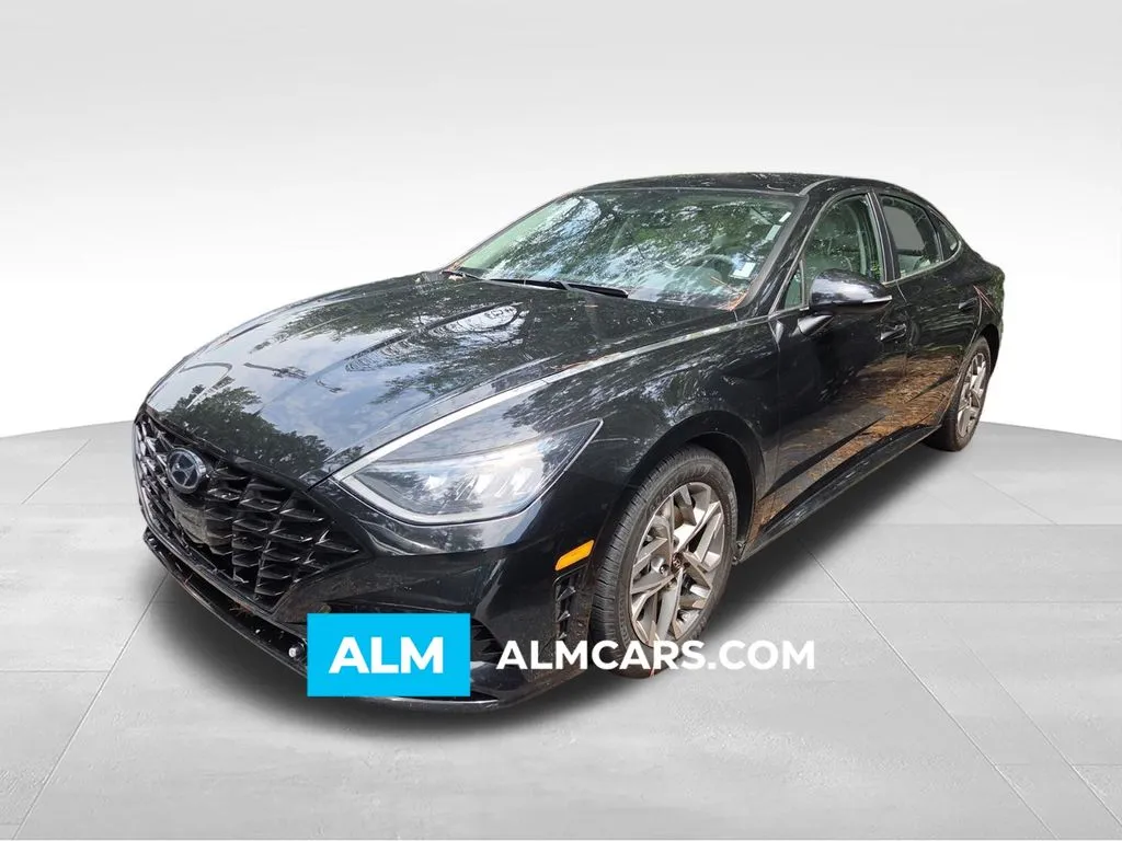 Black 2021 Hyundai Sonata SEL for sale in Macon, GA