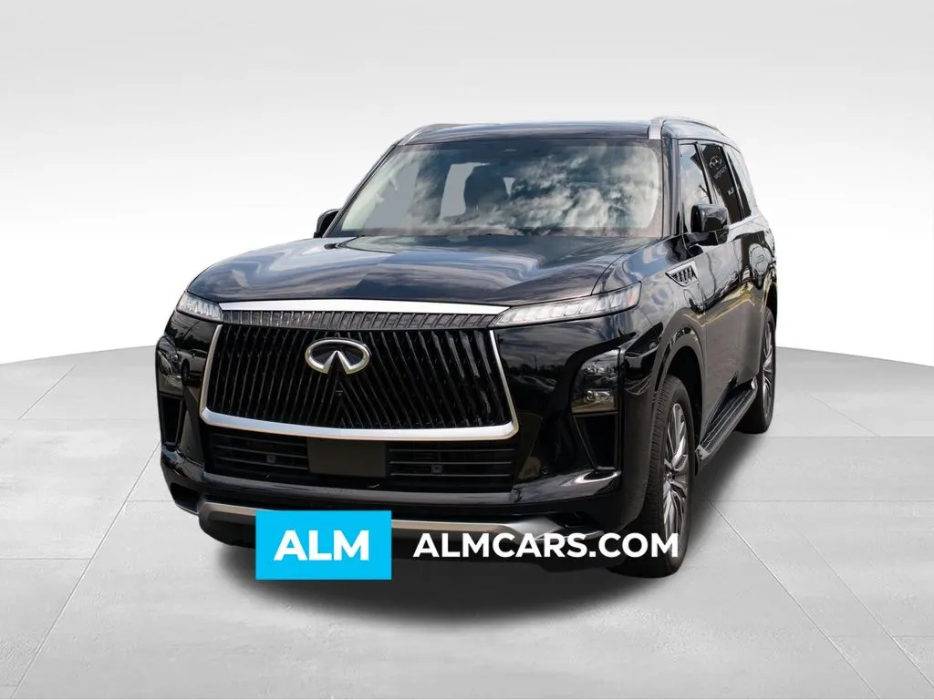 Black 2025 INFINITI QX80 LUXE for sale in Macon, GA