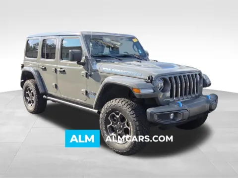 Gray 2021 Jeep Wrangler Unlimited Rubicon 4xe for sale in Macon, GA