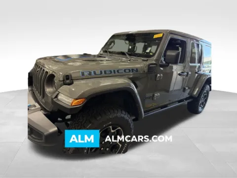 Gray 2021 Jeep Wrangler Unlimited Rubicon 4xe for sale in Macon, GA
