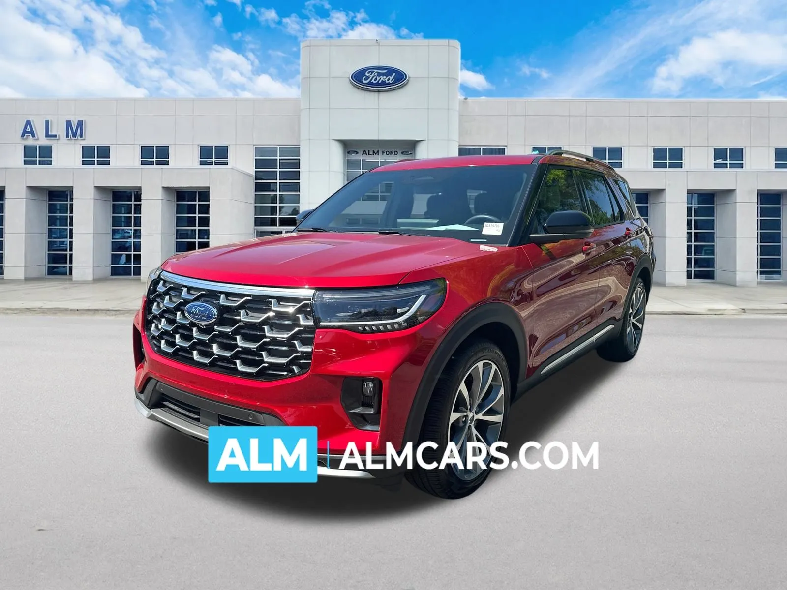 Red 2025 Ford Explorer Platinum for sale in Marietta, GA