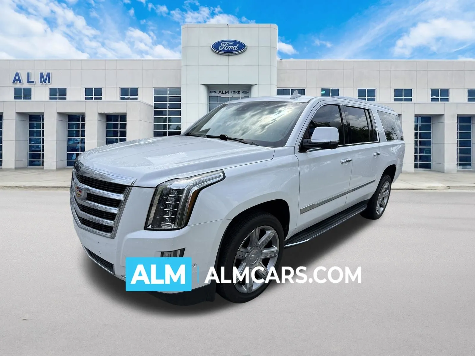 White 2020 Cadillac Escalade ESV Luxury for sale in Marietta, GA