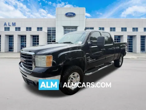 Black 2008 GMC Sierra 2500HD SLT for sale in Marietta, GA