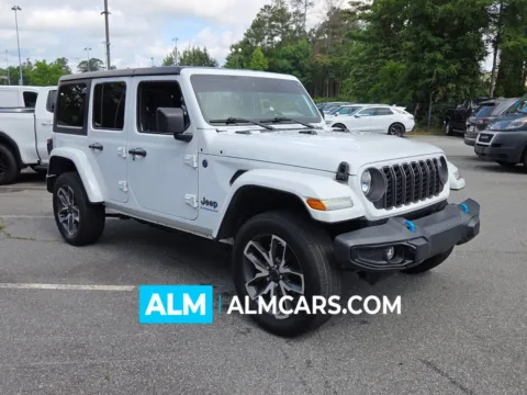 White 2024 Jeep Wrangler Sport S 4xe for sale in Marietta, GA