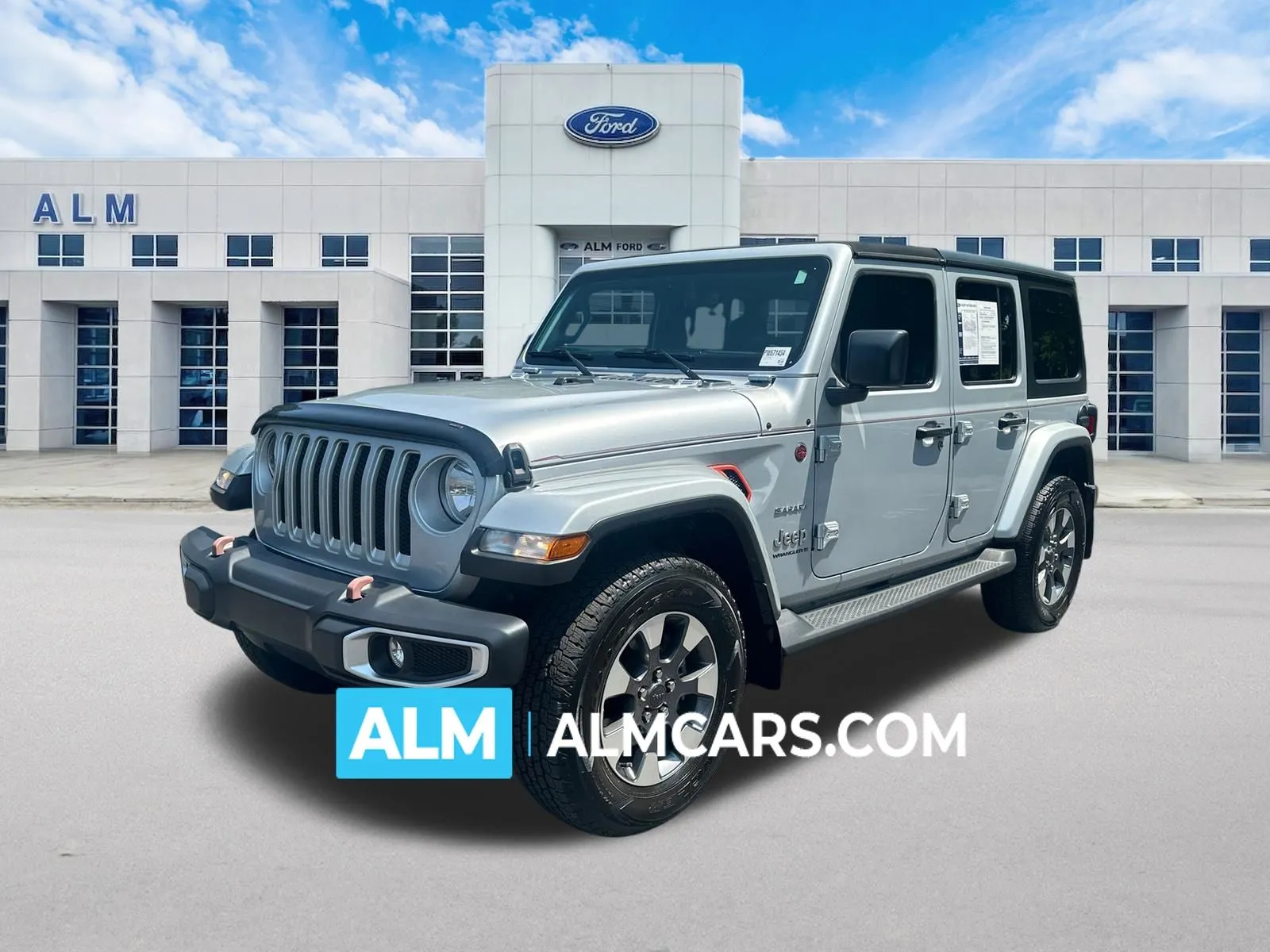 Silver 2023 Jeep Wrangler Sahara for sale in Marietta, GA