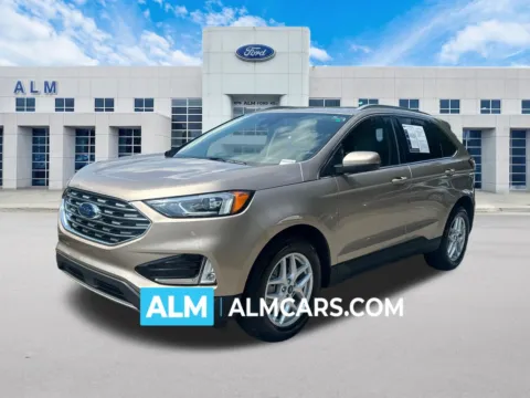 Gold 2021 Ford Edge SEL for sale in Marietta, GA
