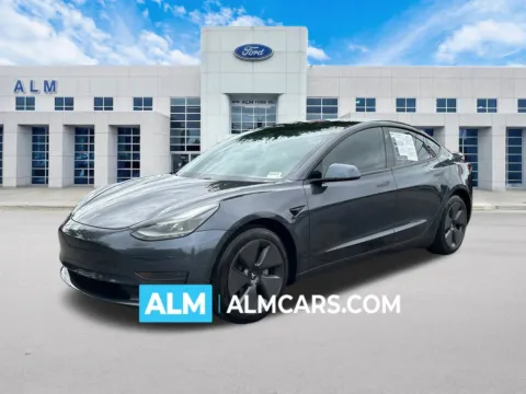 Black 2021 Tesla Model 3 Standard Range Plus for sale in Marietta, GA