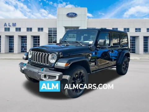 Black 2024 Jeep Wrangler Sahara 4xe for sale in Marietta, GA