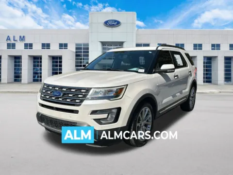 White 2017 Ford Explorer Limited for sale in Marietta, GA