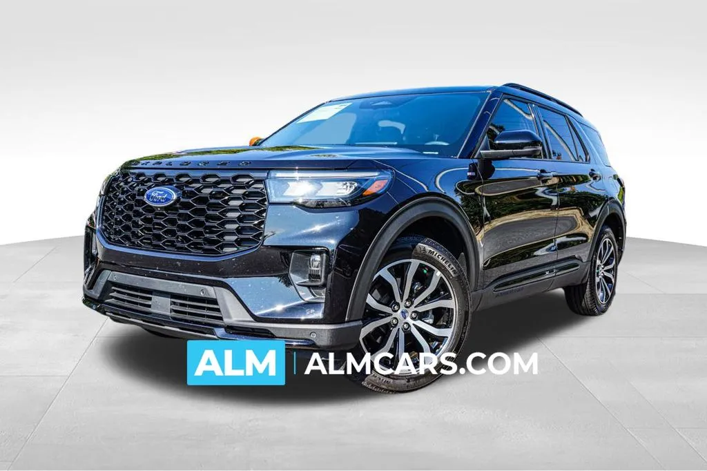 Black 2025 Ford Explorer ST-Line for sale in Marietta, GA